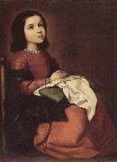 The Girlhood of the Virgin Francisco de Zurbaran